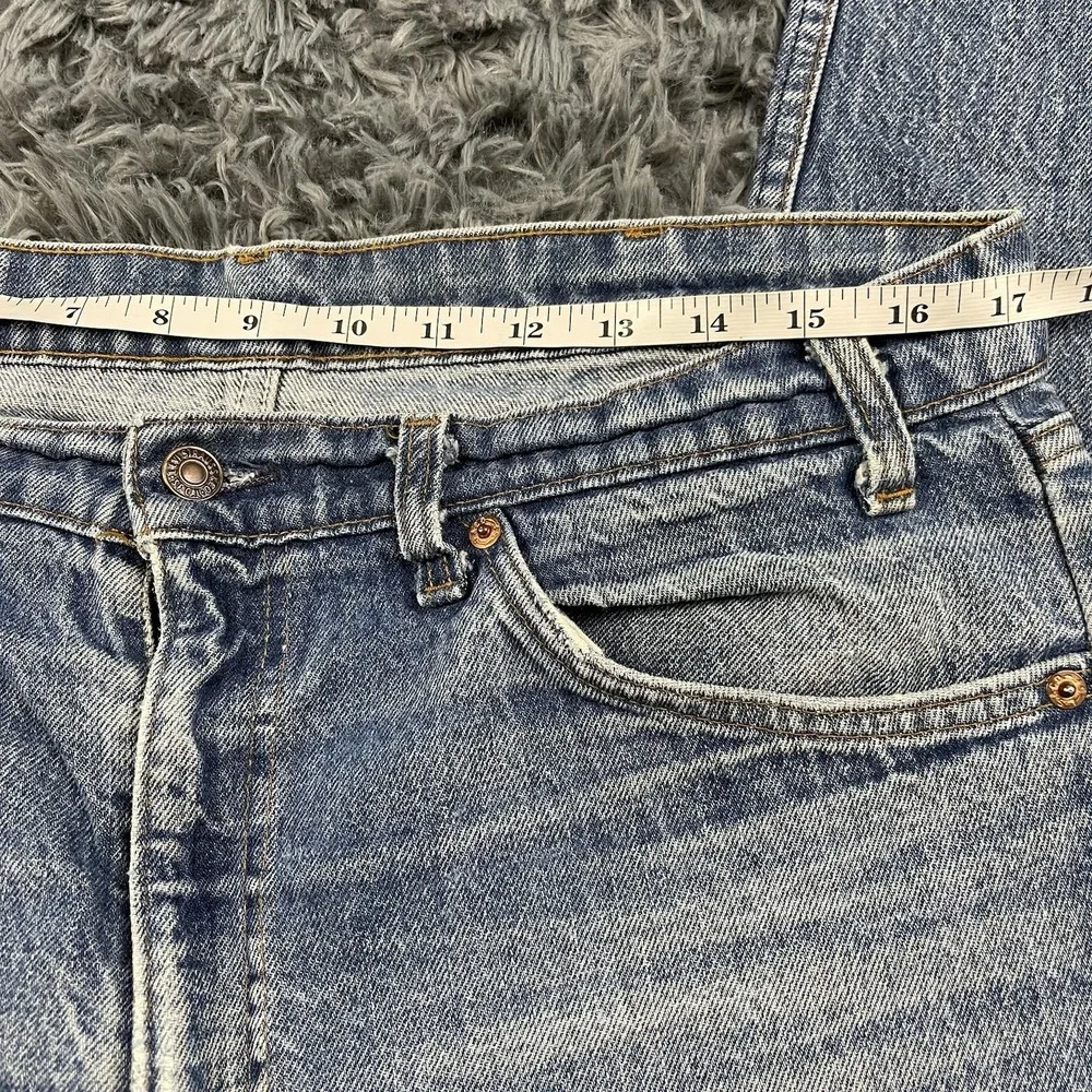 Vintage Levi's 505 Orange Tab Men's 34x33 Jeans USA Made Distressed Straight Leg